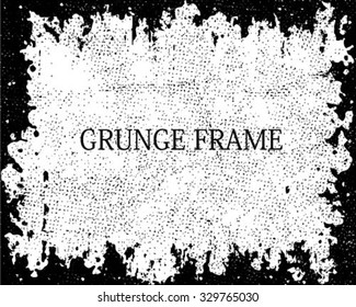 Grunge frame. vector template