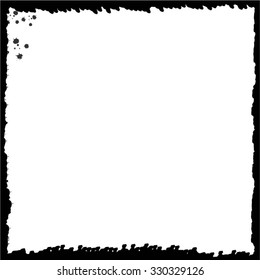 Grunge frame. vector template