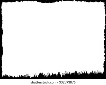 Grunge frame. vector template