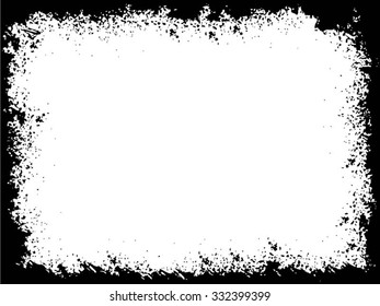 Grunge frame. vector template