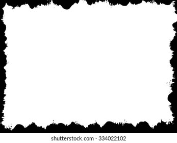 Grunge frame. vector template