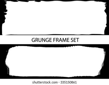 Grunge frame. vector template