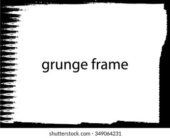 Grunge frame. vector template