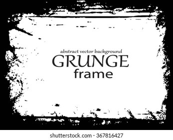 Grunge frame. vector template