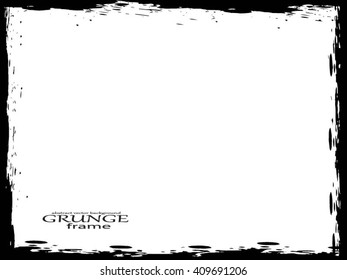 Grunge frame. vector template