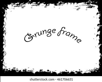 Grunge frame. vector template