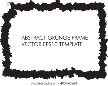 Grunge frame. vector template