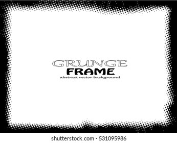 Grunge frame. vector template