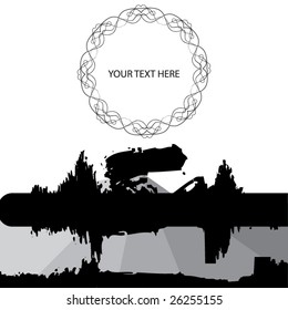 Grunge frame for your text