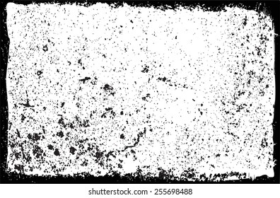 Grunge frame-abstract texture.Distress frame.Vector template.