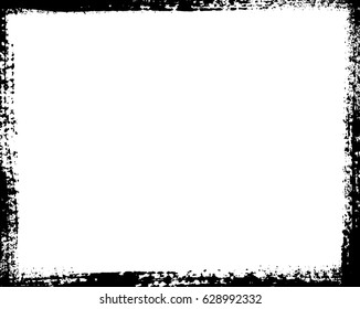Grunge frame.Abstract vector template.