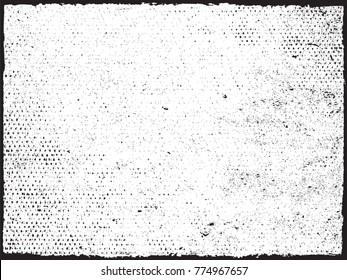 Grunge frame.Distress background. Abstract vector template.