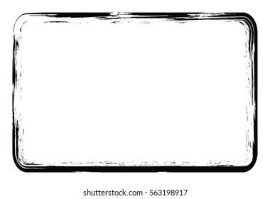 Grunge frame.Distress border frame.Abstract vector template.
