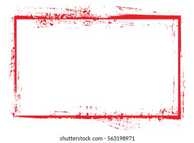 Grunge frame.Distress border frame.Abstract vector template.