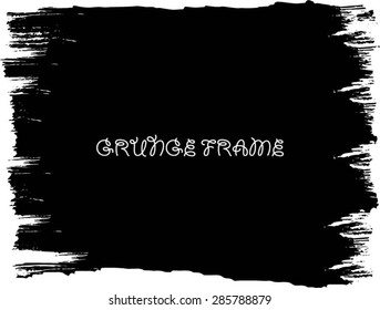 Grunge frame.Distress frame.Abstract vector template,