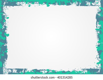 Grunge frame.Distress frame.Abstract vector template.
