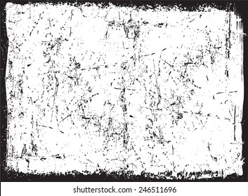 Grunge frame.Distress frame.Vector template.
