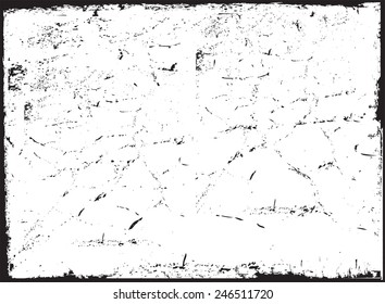 Grunge  Frame.Distress frame.Vector template.