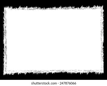 Grunge frame.Distress frame.Vector template.