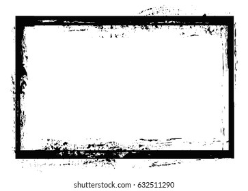 Grunge Frame.Distressed Background.
