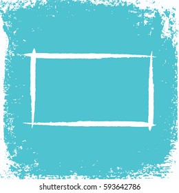 Grunge frame.Grunge background. Abstract vector template.