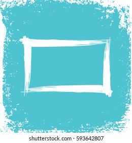 Grunge frame.Grunge background. Abstract vector template.