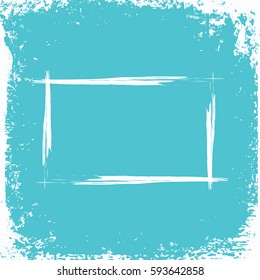 Grunge frame.Grunge background. Abstract vector template.
