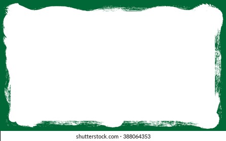 Grunge frame.Grunge background green.