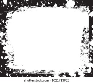 Grunge frame.Grunge background.Abstract vector template.