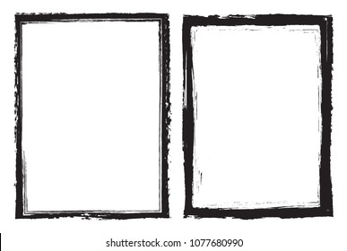 Grunge frame.Grunge background.Abstract vector template.