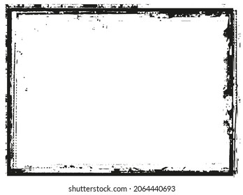 Grunge frame.Grunge background.Abstract vector template.