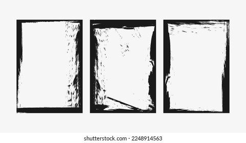Grunge frame.Grunge background.Abstract vector template.
