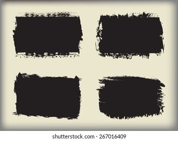 Grunge frame.Grunge background.Abstract vector template. 