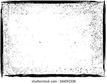 Grunge frame.Grunge background.Abstract vector template.