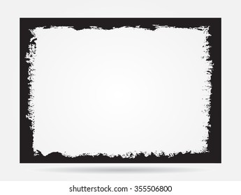 Grunge frame.Grunge background.Abstract vector template.