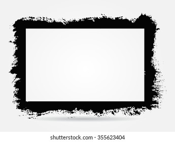 Grunge frame.Grunge background.Abstract vector template.