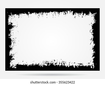 Grunge frame.Grunge background.Abstract vector template.