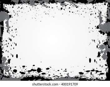 Grunge frame.Grunge background.Abstract vector template.