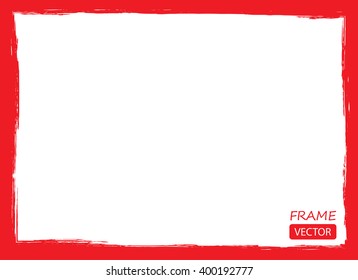 Grunge frame.Grunge background.Abstract vector template.