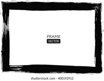 Grunge frame.Grunge background.Abstract vector template.