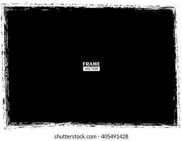 Grunge frame.Grunge background.Abstract vector template.