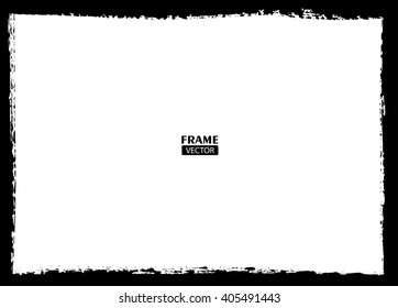 Grunge frame.Grunge background.Abstract vector template.