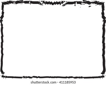 Grunge frame.Grunge background.Abstract vector template.