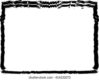 Grunge frame.Grunge background.Abstract vector template.
