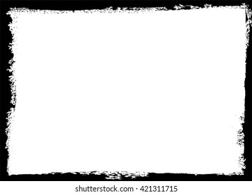 Grunge frame.Grunge background.Abstract vector template. 