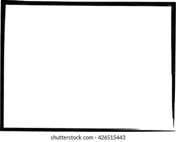 Grunge frame.Grunge background.Abstract vector template.