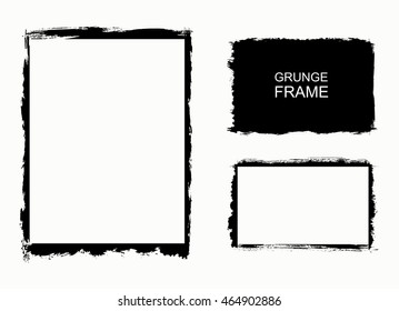 Grunge frame.Grunge background.Abstract vector template.