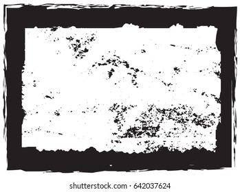 Grunge frame.Grunge background.Abstract vector template.