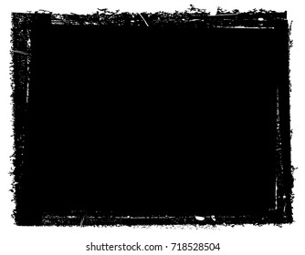 Grunge frame.Grunge background.Abstract vector template.