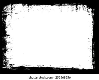 Grunge frame.Grunge texture.Vector design template,